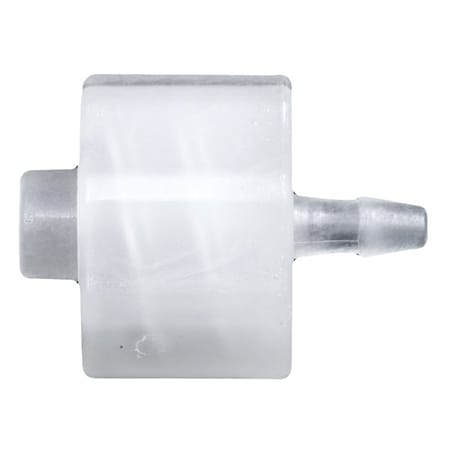 Cole Parmer Luer to Hose Barb Fitting, Straight Adapter, Ntrl Kynar, Cleanroom, Male Luerx1/8in ID; 10PK LM-2NK7-QC